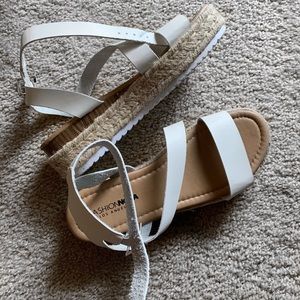 White Platform Sandals